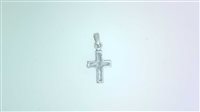 Pendente Sommer Gioielli SACRO in Oro bianco Diamante 0.02 Ct CROCE DIA CT 0.02 G/VS - CROCE DIA CT 0.02 G/VS